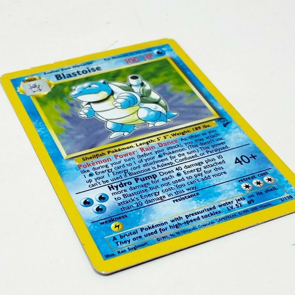 2000 Blastoise Pokémon Card Holographic Rare Base - Picture 2 of 12